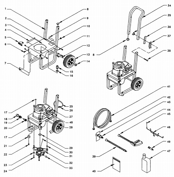 sears/craftsman pressure washer model 580761650 breakdown